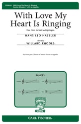 With Love My Heart Is Ringing SATB choral sheet music cover